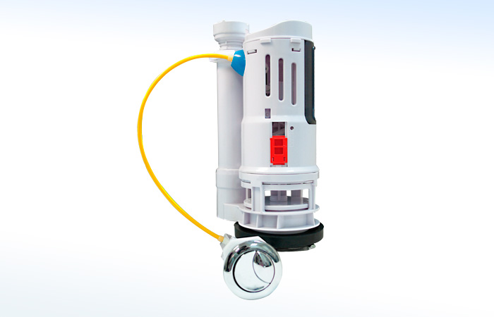 52DLT RUGO - VÁLVULA DE DESCARGA PARA W.C DUAL FLUSH BOTÓN LATERAL