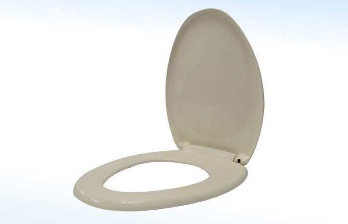 ASI04 RUGO - ASIENTO PARA W.C ALARGADO CIERRE LENTO COLOR MARFIL