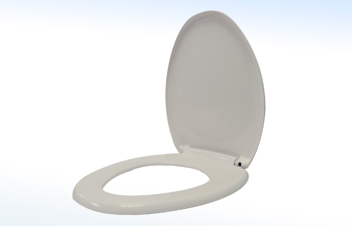 ASI05 RUGO - ASIENTO PARA W.C ALARGADO CIERRE LENTO COLOR BLANCO
