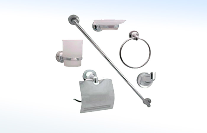 JE04C RUGO - JUEGO DE ACCESORIOS PARA BAÑO