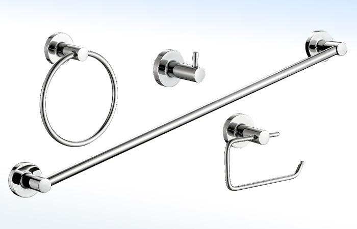 JE07C RUGO - JUEGO DE ACCESORIOS PARA BAÑO