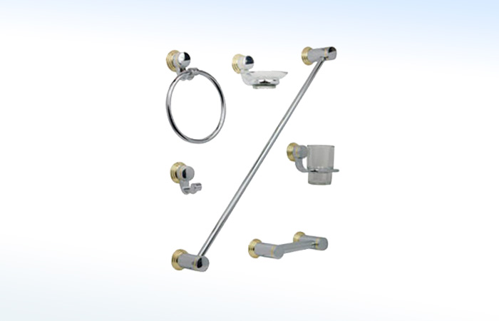 JE120 RUGO - JUEGO DE ACCESORIOS PARA BAÑO