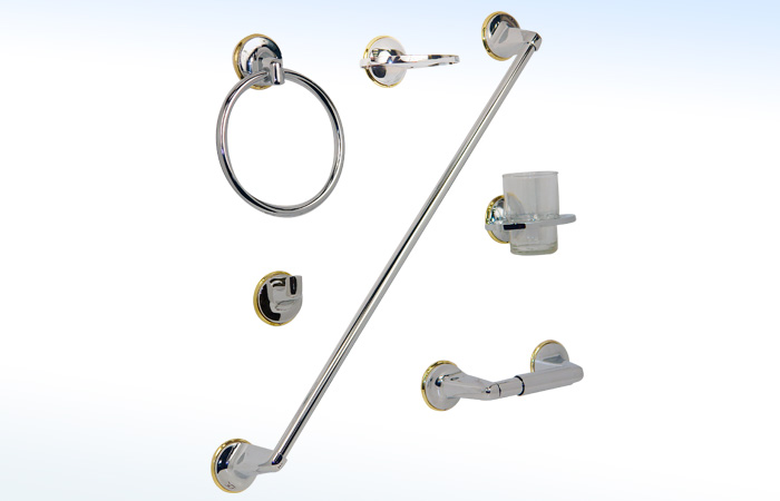 JE91O RUGO - JUEGO DE ACCESORIOS PARA BAÑO