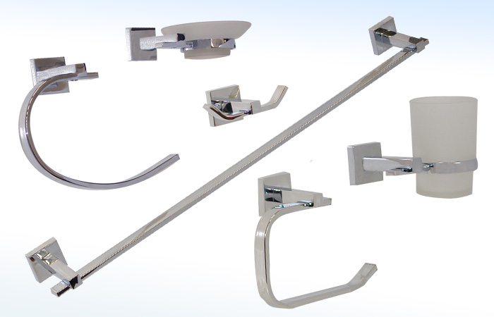 JE96C RUGO - JUEGO DE ACCESORIOS PARA BAÑO