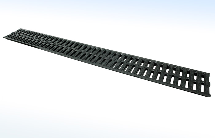 48RHP RUGO - REJILLA HEXALINE D/PLAST NEGRO 1MT.