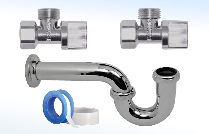 KITMM RUGO - KIT DE INSTALACIÓN PARA MEZCLADORA DE LAVABO