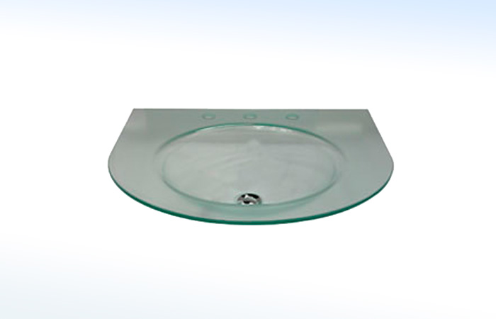 LAV12 RUGO - LAVABO DE CRISTAL