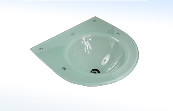 LAV13 RUGO - LAVABO DE CRISTAL