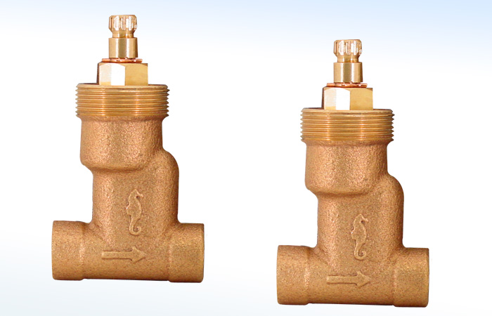 39EC RUGO - LLAVES INDIVIDUALES PARA REGADERA CIERRE A 90° SOLDABLE