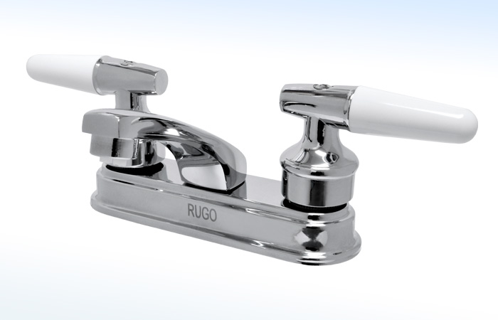 23PB RUGO - MEZCLADORA PARA LAVABO 4” CIERRE DE 90°