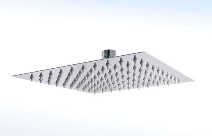 44DCB RUGO - REGADERA ULTRA DELGADA CUADRADA DE 8” X 8“ SIN BRAZO