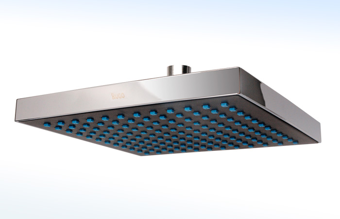 44GP RUGO - REGADERA CUADRADA DE 8” X 8” SIN BRAZO
