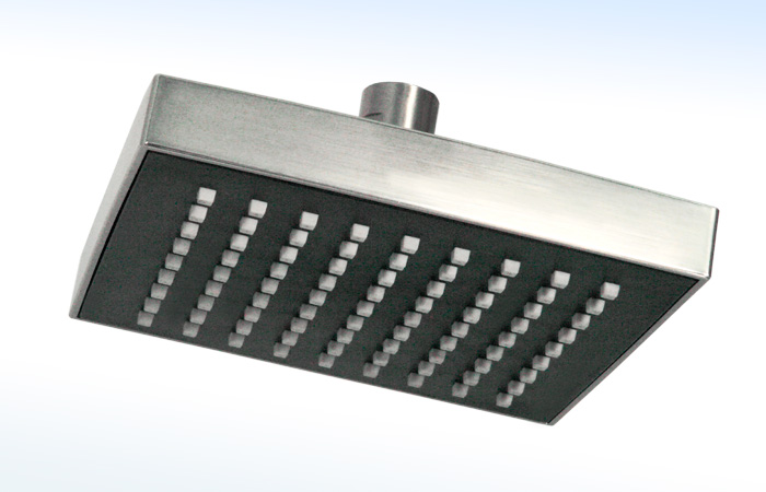 44GSS RUGO - REGADERA CUADRADA DE 6” X 6” SIN BRAZO