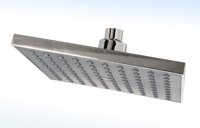 44MC RUGO - REGADERA CUADRADA DE 7 1/2” X 7 1/2” SIN BRAZO