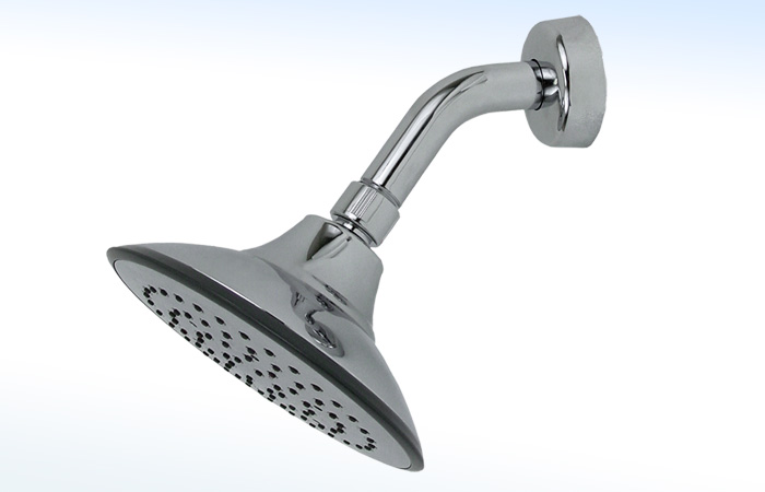 44WG RUGO - REGADERA DE 6”Ø CON BRAZO Y CHAPETÓN