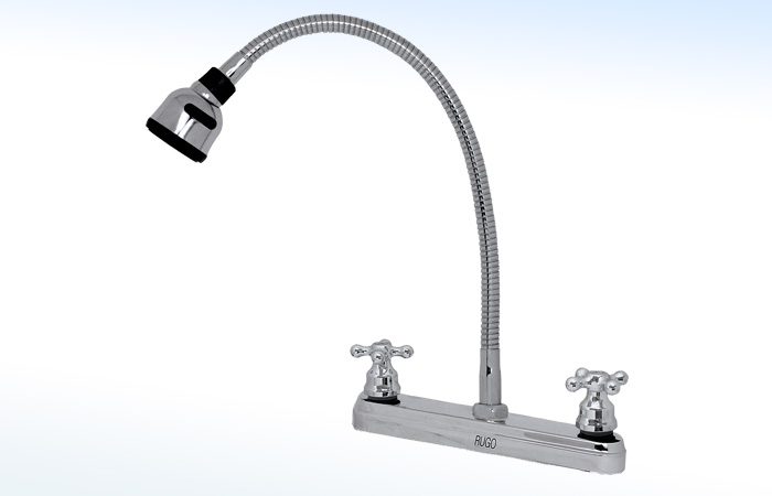8CRF RUGO - MEZCLADORA PARA FREGADERO CON PICO FLEXIBLE