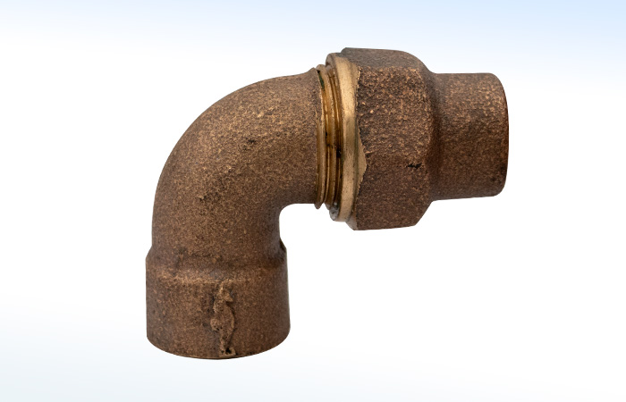 96C RUGO - CODO COM. DE FIERRO A COBRE DE 13 MM